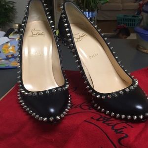 Christian Louboutin Black Dorispiky Stilletos